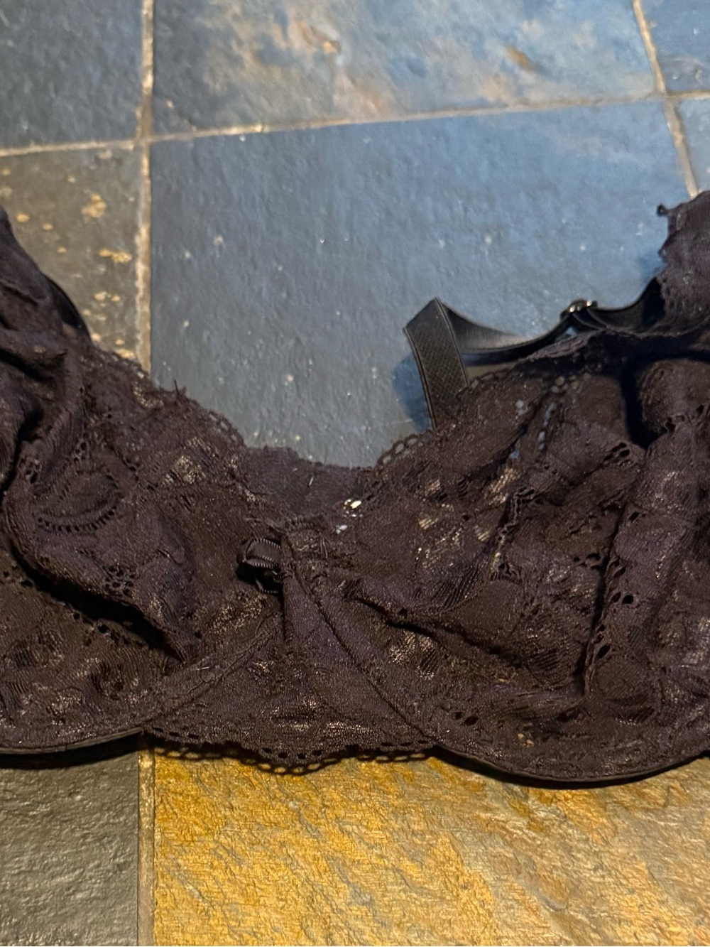Victoria's Secret Black Lace Underwire Bra